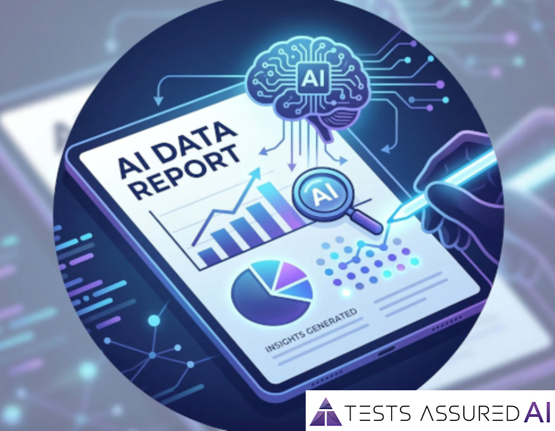 TestsAssuredAI portfolio and team visual